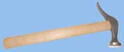 молоток сапожный с эргономной деревянной ручкой